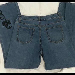 Embroidered jeans by coldwater creek. Size 12